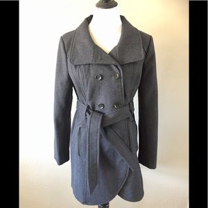 GUESS Charcoal Pea coat (Never worn)